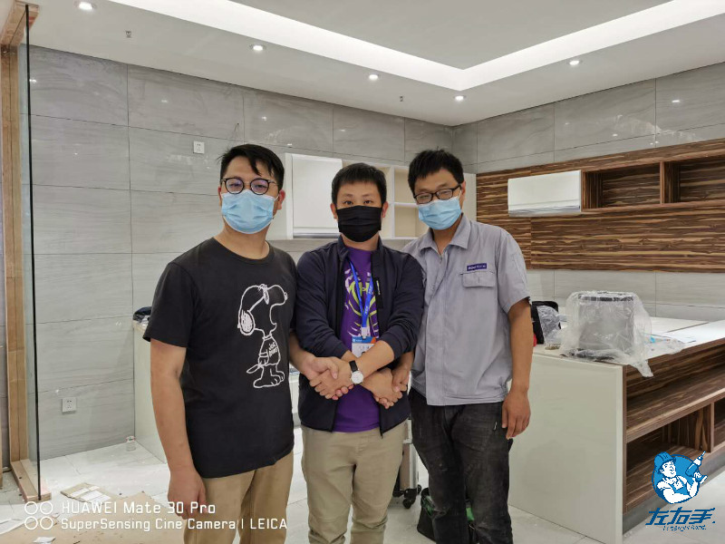 廣西左右手安裝案例|堅(jiān)持左右手服務(wù)理念：服務(wù)一家，滿意一家！
