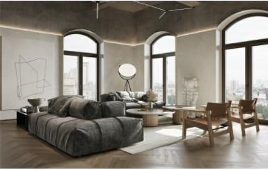 深圳單身公寓裝修;極簡的豪華單身公寓設計！