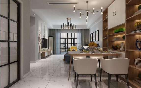 港式餐廳裝飾：小戶型餐廳，打造小酒柜，實(shí)用美觀