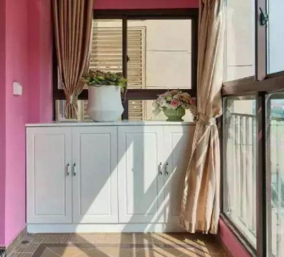 【實(shí)木地柜】陽(yáng)臺(tái)上做個(gè)地柜，好看又實(shí)用