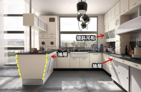 廚房墻磚改造：廚房你們會(huì)這樣定制地柜嗎？