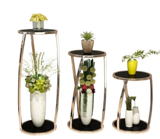 鐵藝花架子模型，不銹鋼花架的選購(gòu)技巧