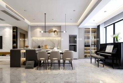 新中式別墅裝潢設(shè)計(jì)，別墅軟裝如何定制浴室柜