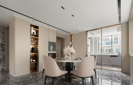 衣帽間門尺寸：最豪橫的新房，這效果才叫高級，主臥室還帶有獨立衣帽間